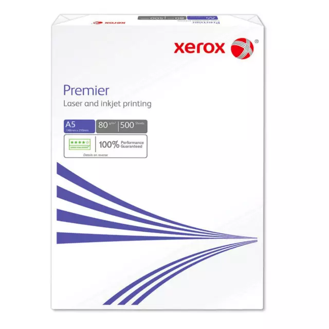 Xerox Premier Paper 003R91832 | A5 Size | 148x210 mm | 80Gm2 | 500 Sheets Pack |