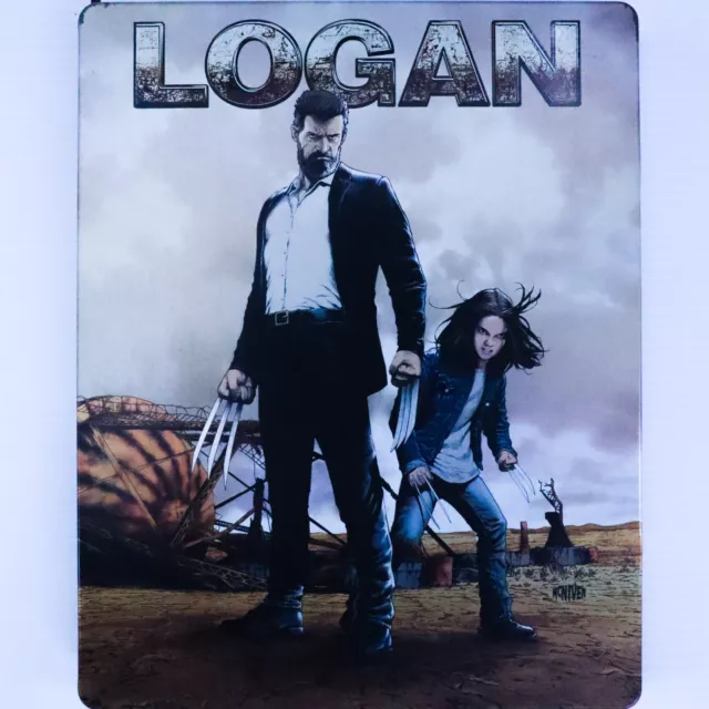 Logan (Blu-ray, 2017) Action Sci-Fi Drama Hugh Jackman Patrick Stewart Steelbook 3