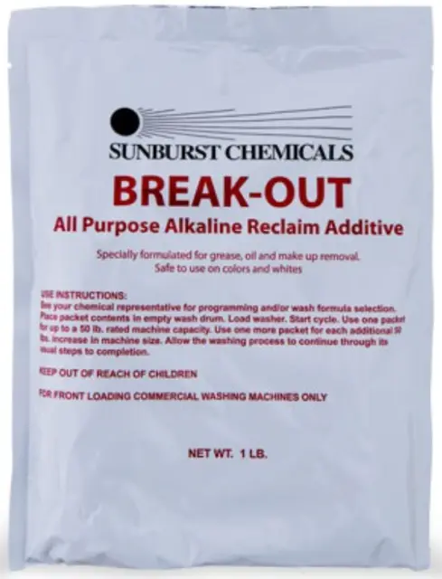 Sunburst Chemicals BREAK-OUT All Purpose Alkaline Reclaim Additive (7 x 1 lb)