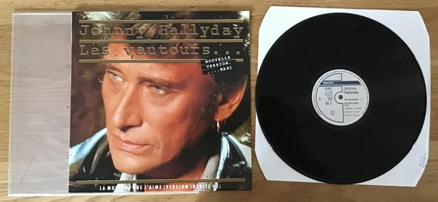 Johnny Hallyday Maxi 45Tours vinyle Les Vautours nouvelle version maxi 4Titres