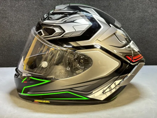 Shoei Helmet X Fourteen Aerodyne TC-4 Green - Size XL! Excellent Condition!