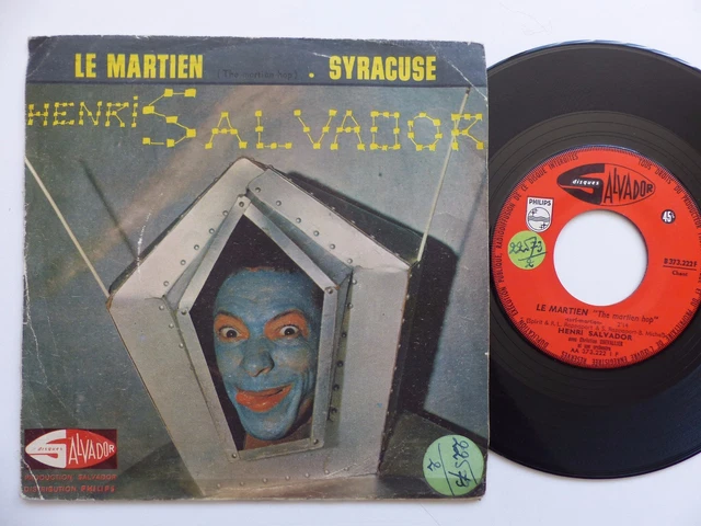 HENRI SALVADOR Le martien Syracuse 373222 SP PROMO  RRR