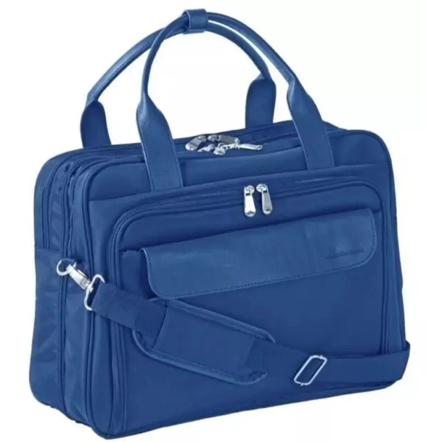 Samantha Brown Essential Carry All Bag with Packing Cubes Bright Cobalt  NWT