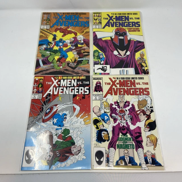X-men vs The Avengers Marvel Comics #1-4 Limited Series Comic Book Lot NM