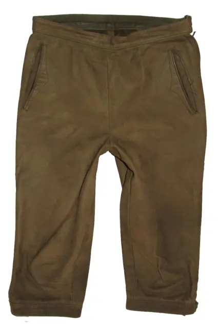 Zünftige Donne- Trachten- Kniebund- Pantaloni Pelle/Pantaloni Costume Verde