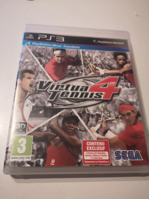 Jeu VIRTUA TENNIS 4 pour Sony PS3 Playstation 3.