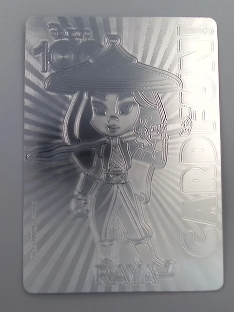 Fun Raya Card RAYA 2023 CARD.FUN Disney 100 Art Photolithography Silver 40/666 READ ...