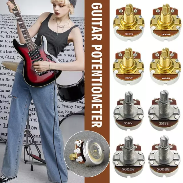 A500K B500K Mini Pot Jazz Bassgitarre 500K Log Potentiometer K0F9