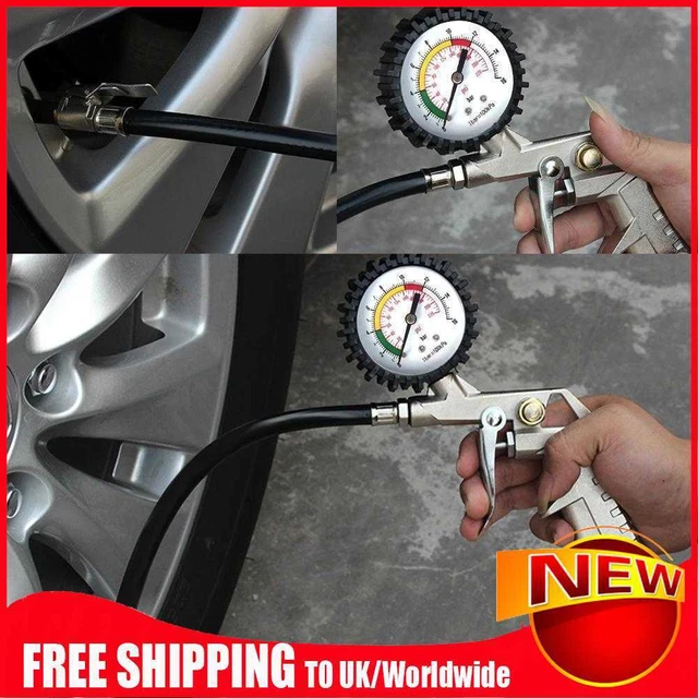 Digital Tire Pressure Gauge 220 PSI Tyre Dial Compressor Tool for Car Auto Truck