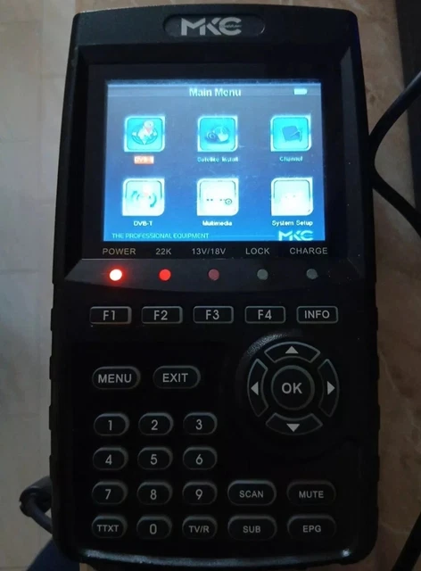 Compteur Satellite Maclean MCTV-884 - Affichage Numérique + Câble 25cm | Fréquence 950-2150MHz