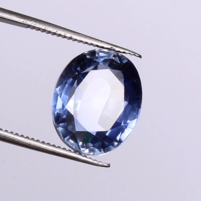 Vaillance De Pierre Pierre Précieuse Opale Naturelle Bleue Ovale 68,40 Carats - En Vrac, Certifiée Pierre Ovale Bleu