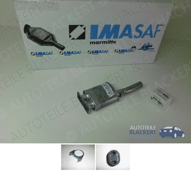 IMASAF Auspuff Vorschalldämpfer+Zubehör Für BMW 3er E30 320i/325 E/325 I/ix OKat