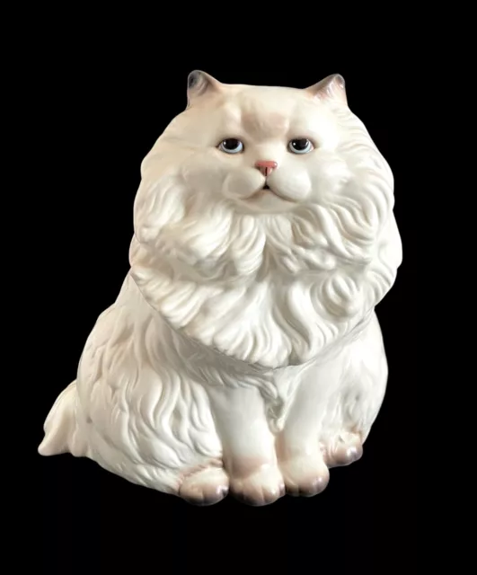 Vtg MCM 1960s  Hagen Renaker Himalayan Cat Statue 9.5" Tall Matte Finish.