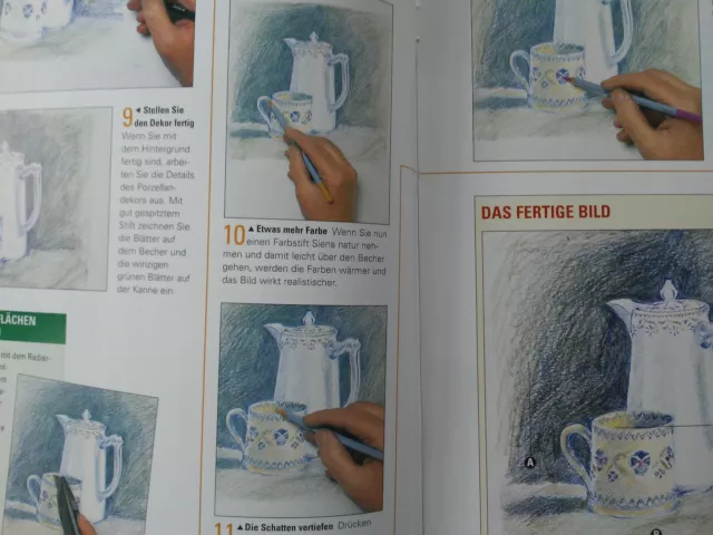 Ausgabe 8, Der Schritt-für-Schritt Kunstkurs, Malen und Zeichnen leicht gemacht