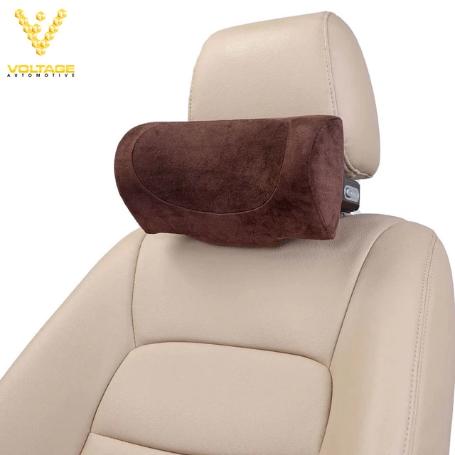 Car Headrest Pillow Seat Neck Support Cushion Memory Foam Adjustable Pain Relief