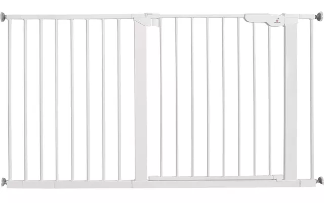 BabyDan Extra Wide Pressure Fit Stair Baby Pet Safety Gate 52.2-54.6 inch NEW