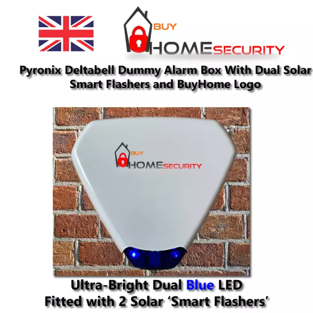 Caja de alarma solar ficticia LED inteligente mantenimiento gratuito Pyronix Bellbox opción