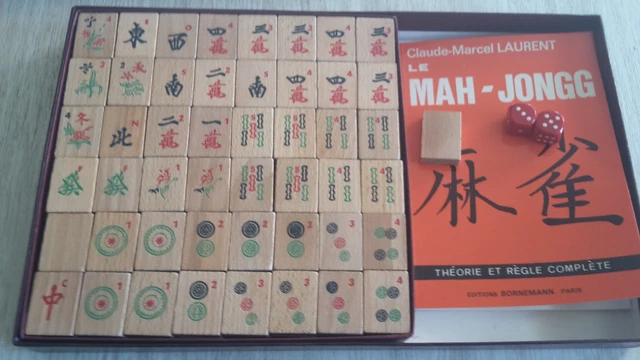 Mahjong Boite Bois | Jeux du KDOR