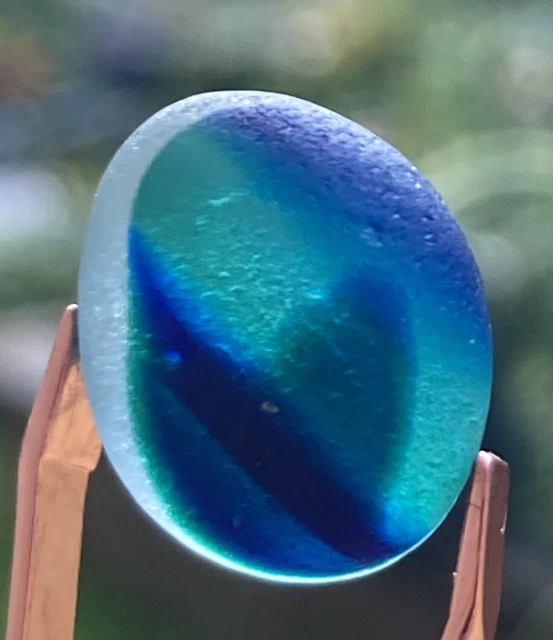 Original Seaham Strand Meer Glas blau/grün mehrere schöne Farbtöne für Schmuck/Kunst