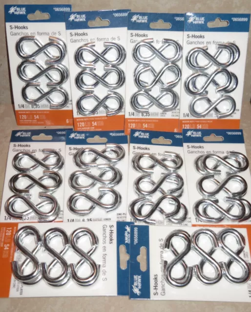 Lot of 10 Blue Hawk S Hook 0656899 New