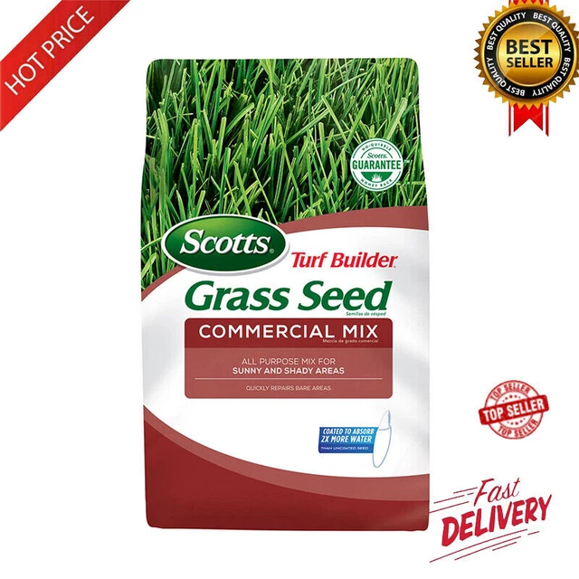 20 LBS TURF Builder Grass Seed Commercial Mix Quickly Repairs Weed