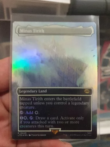 MTG Minas Tirith The Lord of the Rings: Tales of Middle-earth 0420 Foil  Rare