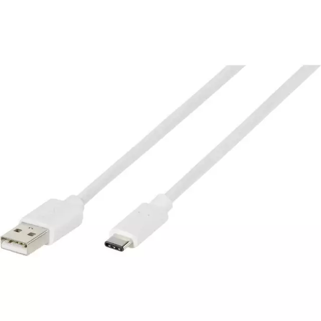 Vivanco USB-Kabel USB 2.0 USB-A Stecker, USB-C® Stecker 0.50 m Weiß 38755