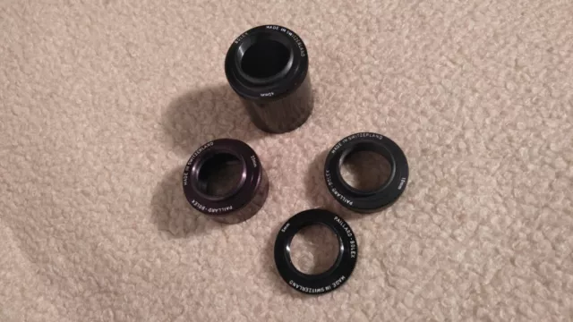 Bolex C-mount macro extension ring set