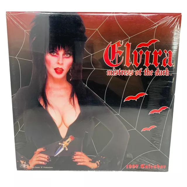 Elvira Mistress of the Dark 12 Month Calendar 1997 Queen B Productions Landmark