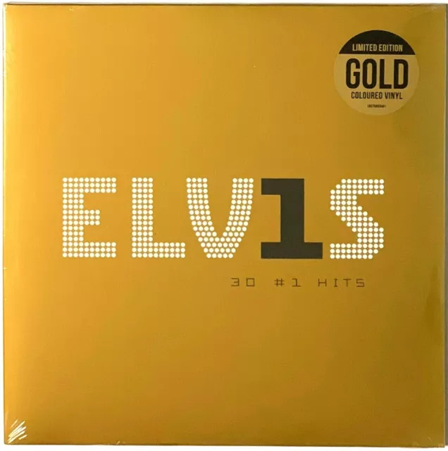 Elvis Presley 30 #1 Hits [Gold 2LP Colored Vinyl] LP Vinyl Record Album
