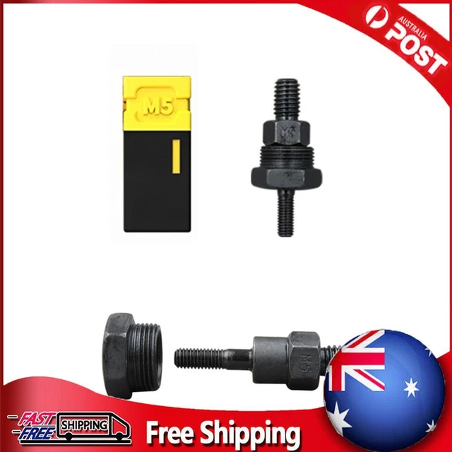 Rivets Nuts Insert Flat Head Threaded for Hand Riveter Gun Tools (M5)
