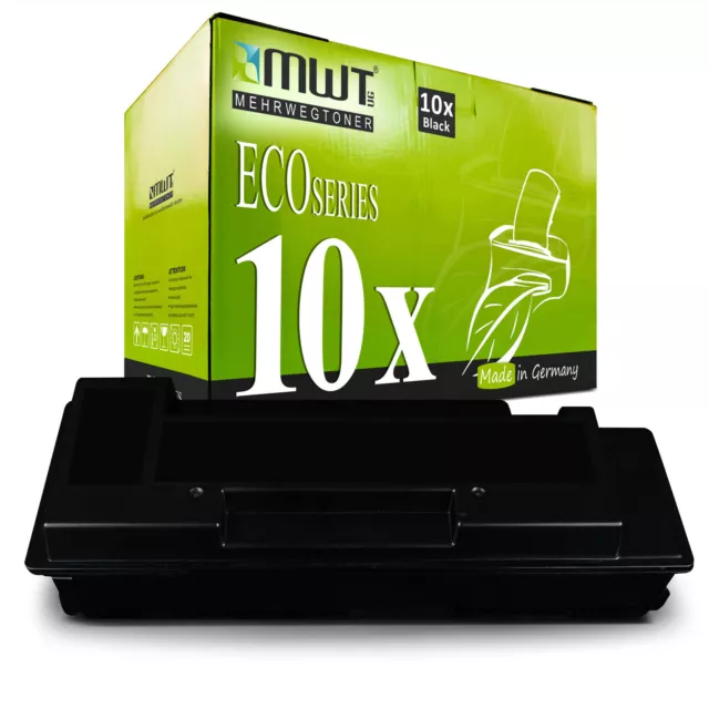 10x MWT Eco Cartuccia Sostituita Kyocera TK-17 TK17 TK 17