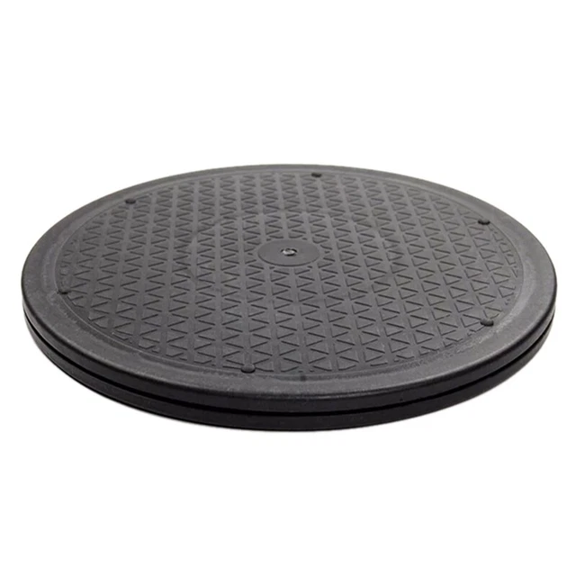 Soporte de acero giratorio de alta resistencia de 12 pulgadas para monitor TV tocadiscos LazyZ3P8