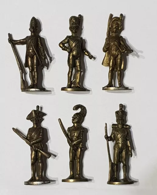 Soldatini Uovo Kinder metallfiguren  serie Napoleonici 40mm ottone