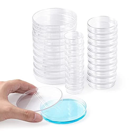 Annhua Petri Dishes with Lid 90 mm X 15 mm 10 Pcs Petri Plates Tissue Culture...