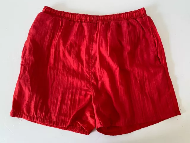 True Vintage ® Herren Sprinter Glanz Shiny Nylon Retro Shorts Hose Gr. L-XL 2542