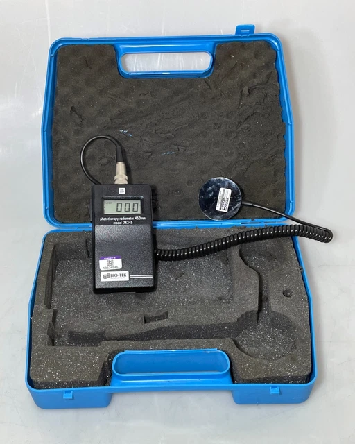 Bio-Tek Model 74345 Phototherapy Digital Radiometer 450 nm