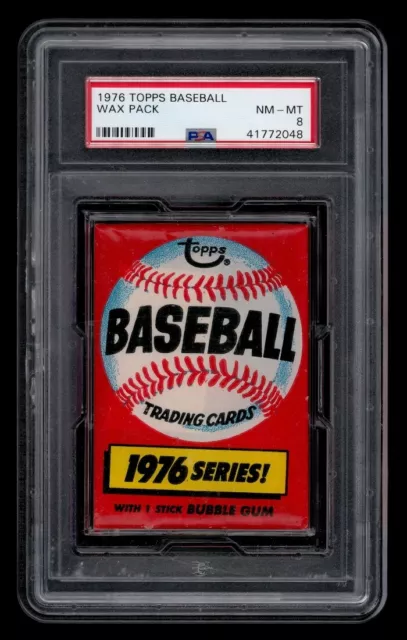 1976 Topps Baseball: Wax Pack PSA 8 NM-MT