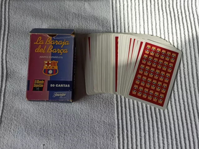 Baraja De Cartas F.c. Barcelona. Nuevas Sin Uso 3