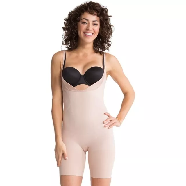 SPANX BOOSTIE YAY Super Duper Control Rose Gold Strapless Cami NEW