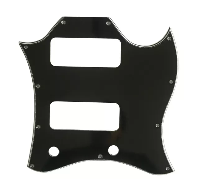 For Gibson SG P90 Without Pickup Mounting Hole Style Guitar Pickguard 4Ply Black
