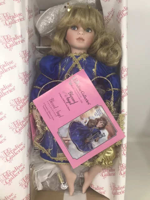 Timeless Moments Paradise Galleries Premier Edition Porcelain Doll Blessed Angel