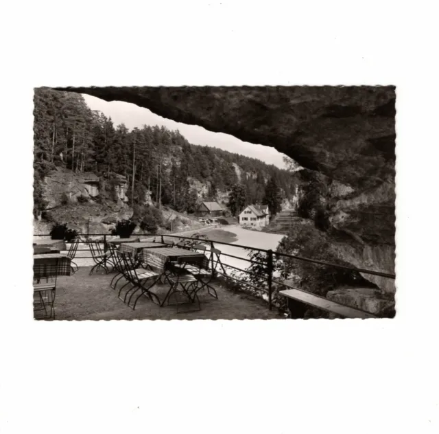 AK Ansichtskarte Ausblick aus der Teufelshöhle / Fränkische Schweiz