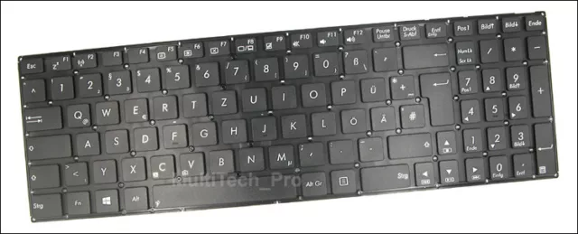 DE Tastatur Asus R556 R556LA R556LDR512 R512C F551 X551 QWERTZ Keyboard NEU