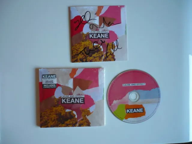 Keane Cause And Effect Deluxe & CD Signed Autograph Amazin Exclusive 2019 New