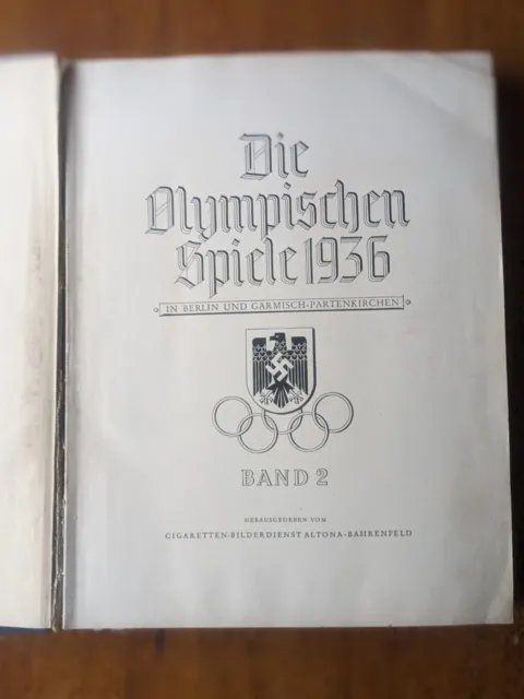 Olympische Spiele 1936 - Band  2 - Cigaretten-Bilderdienst Hamburg Altona 2