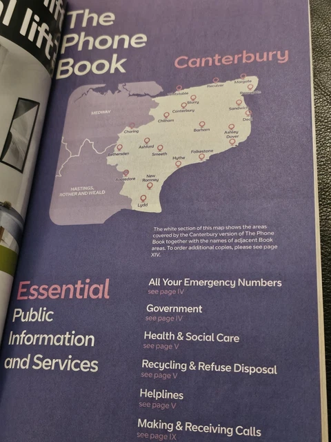 THE PHONE BOOK Final Edition Canterbury 2024 £2.50 - PicClick UK
