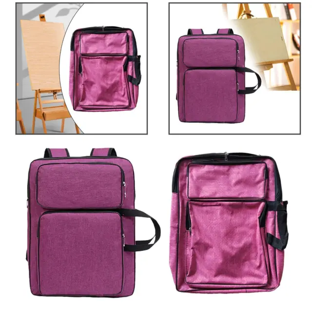 Portable Art Portfolio Case A3 Drawing Board Case With Handle, 8k Painting  Sketch Pad Storage Bag Artwork Art Supply Portfolio Carry Case Art Craft Po