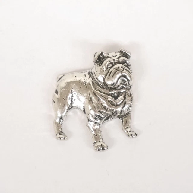Bulldog Pin Broche Pin Botón Joya Perro Perros Tablón de Notas Nuevo