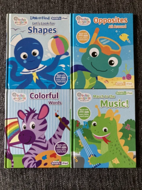 Baby Einstein Interactive Books My First Smart Pad Learning Music Shapes Colours